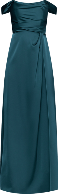 Women's Long Off-the-Shoulder Corset Dress