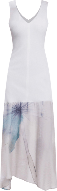 Women's V-neck combined dress