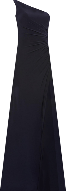 Women's Ieena Ruched One Shoulder Faux Wrap Gown