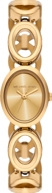 Women's Maude Three-Hand Gold-Tone Stainless Steel Watch, 22mm