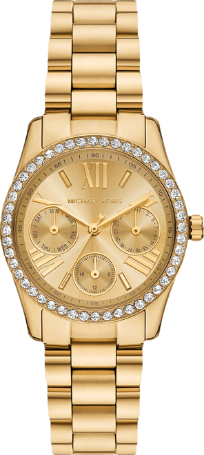 Women's Lexington Multifunction Gold-Tone Stainless Steel Watch, 34mm
