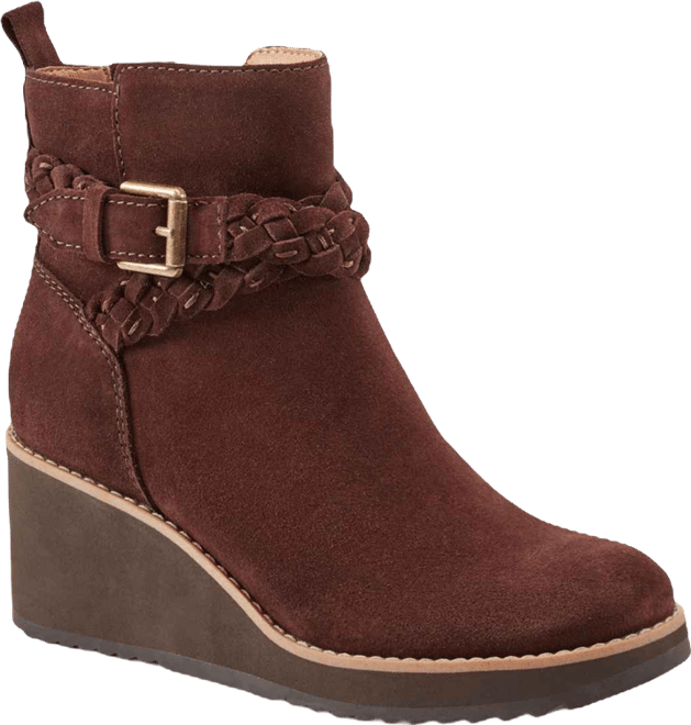 Women's Chace Buckle Strap Wedge Booties