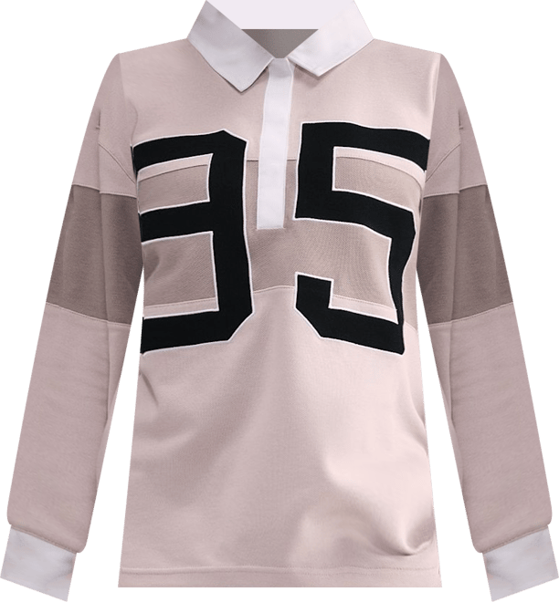 Nike Sportswear Women's Long-Sleeve Graphic Polo Top