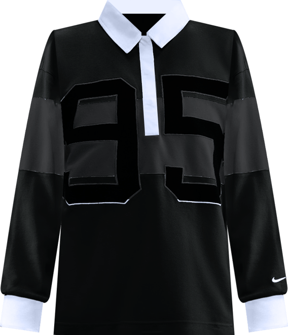 Nike Sportswear Women's Long-Sleeve Graphic Polo Top