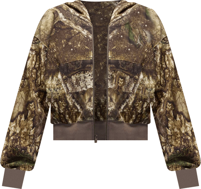 Jordan Brooklyn Fleece Women's Realtree Mod Crop Full-Zip Hoodie