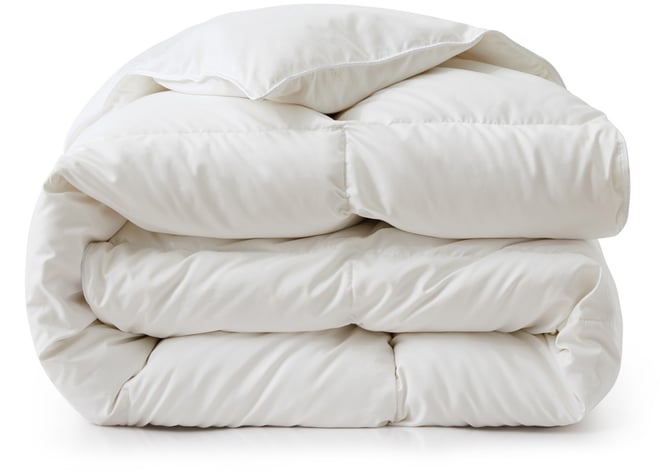 Heavyweight Goose Down Fiber Comforter, California King