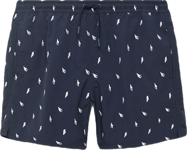 Men's Seashell Print Swimsuit