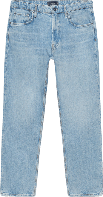 Men's Moby Straight-Fit Light-Wash Jeans