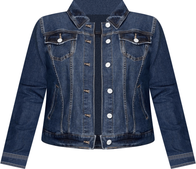Women's Denim Jacket in 25" Length