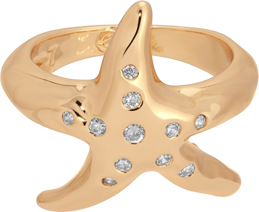 Starfish Luxe Statement Ring