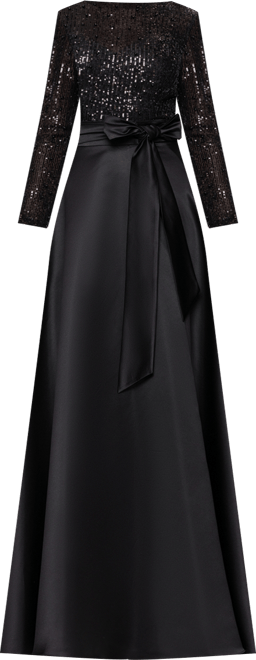 Women's Long Sleeve Ball Gown
