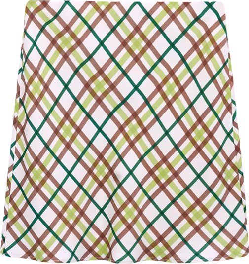 Women's Short Checkered Skirt