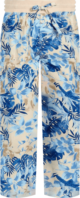 Plus Size Convertible Length Cargo Capri/Bermuda