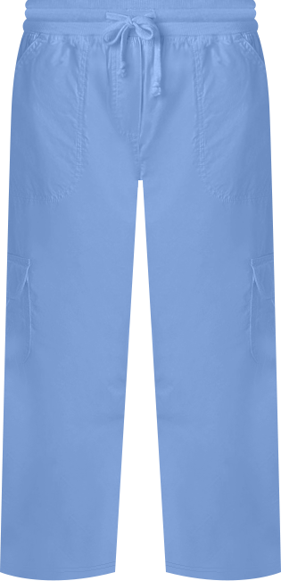 Plus Size Convertible Length Cargo Capri/Bermuda