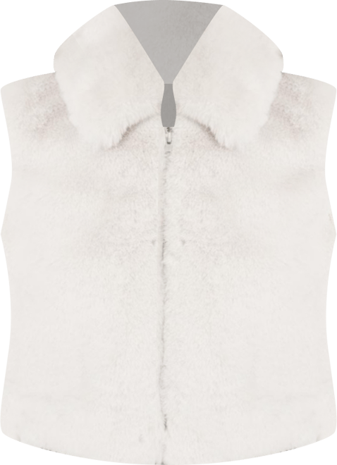 Women's Gia Cropped Fur Sweater