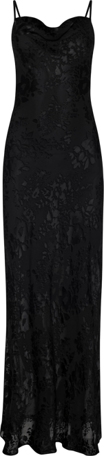 Christine Burnout Satin Dress