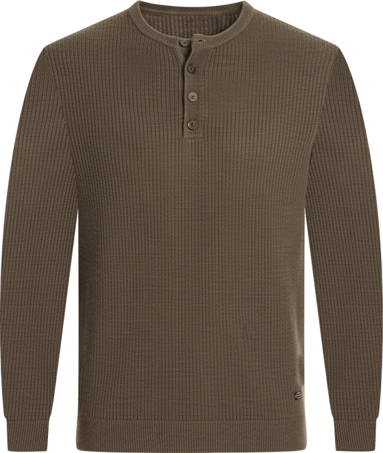 Men's Soft Touch Henley Sweater