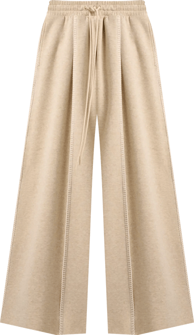 Women's Classic Extra Whipstitch Detail Extra Wide-Leg Pants