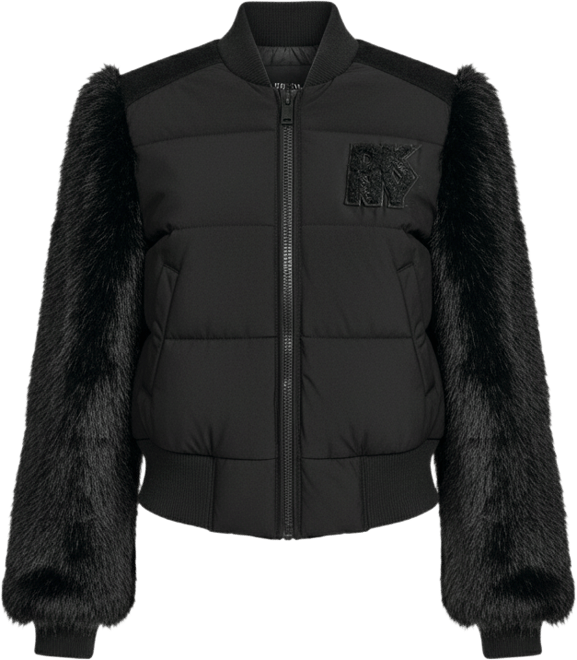 Women's Cropped Bomber Long Sleeve Jacket