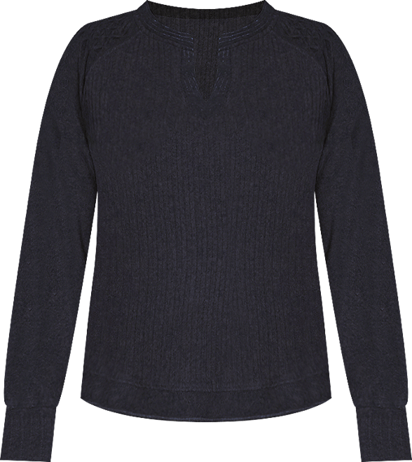 Women's Long Smocked Sleeve Top