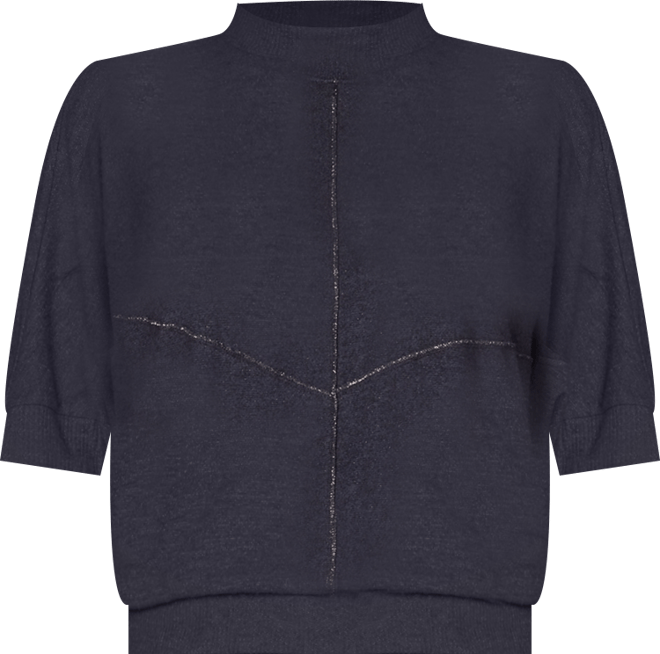 Women's Dolman Sleeve Mock Neck Top