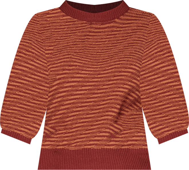 Women's Dolman Blouson Sleeve Sweater