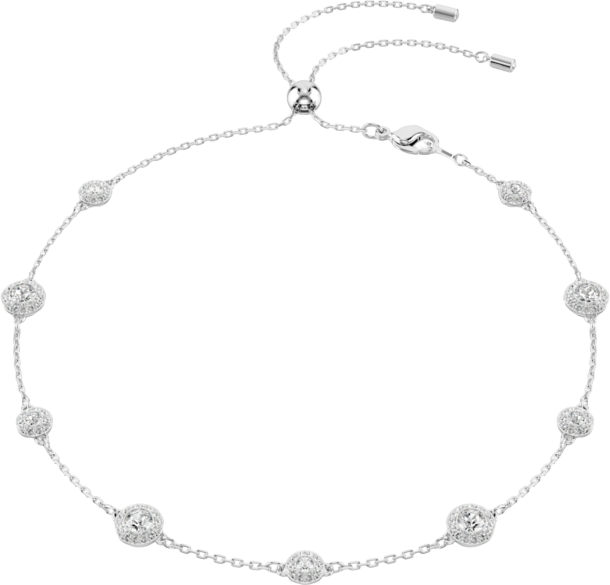 Una Angelic Rhodium Plated Necklace