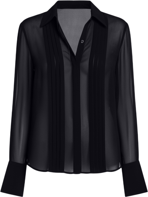 Women's Pleated Long Sleeve Top