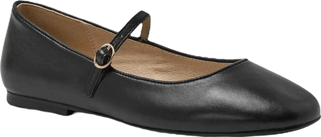 Women's Classic Leather Mary Jane Flats