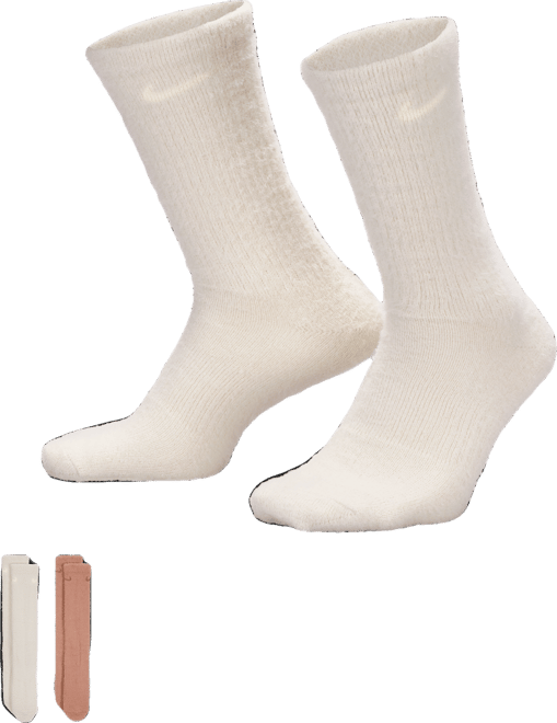 Nike Everyday Cushioned Cosy Crew Socks (2 Pairs)