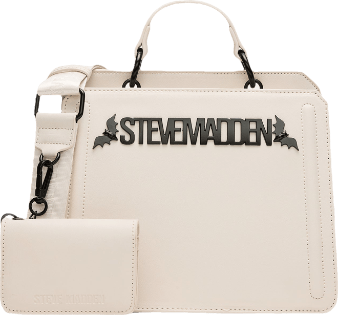 EVELYN Bat Bag Chalk Top Handle Crossbody Bag – Steve Madden