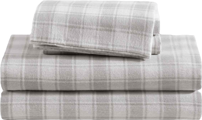 Printed Flannel 4-Pc. Sheet Set, Full