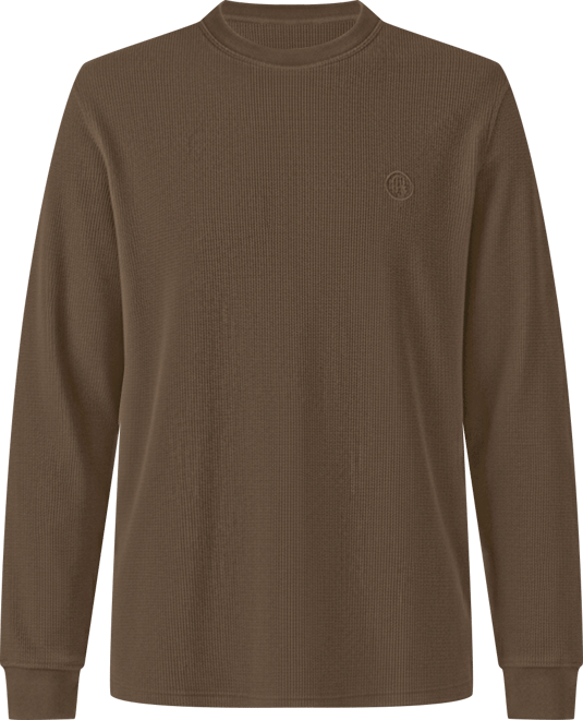 Men's Waffle Knit Thermal Long Sleeve T-Shirt