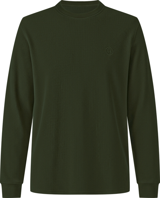 Men's Waffle Knit Thermal Long Sleeve T-Shirt