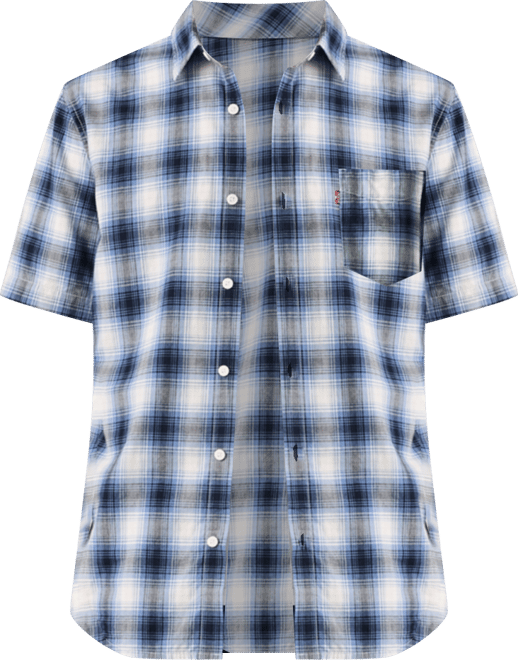 Men's Classic 1 Pocket Short Sleeve Regular Fit Shirt