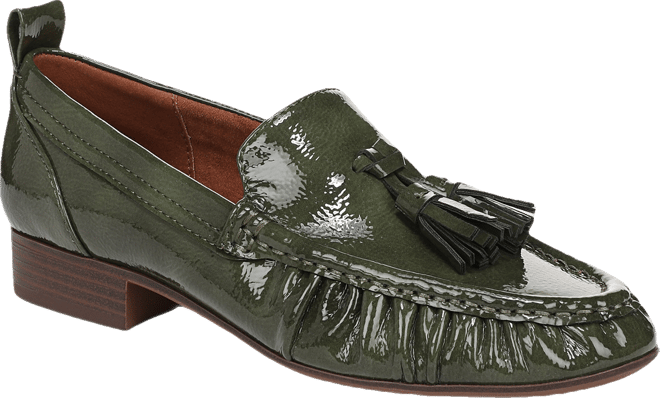 YUKETEN leather tassel loafer shoes 7C 緑 YUKETEN leather tassel loafer shoes 7C 緑 YUKETEN leather