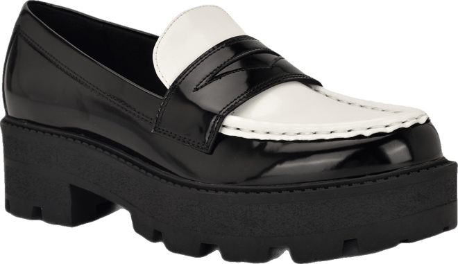 Women's Keram Chunky Lug Sole Penny Loafers