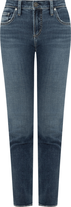 Women's Elyse Mid Rise Straight Fit Jeans