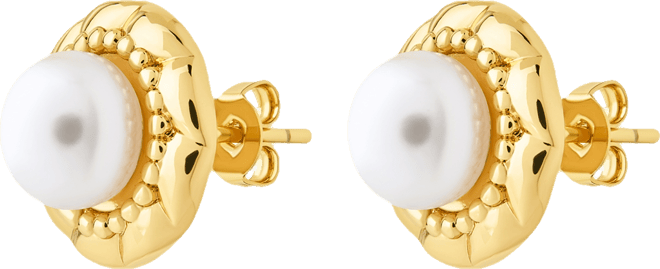 Eudora Cultivated Pearl Stud Earrings