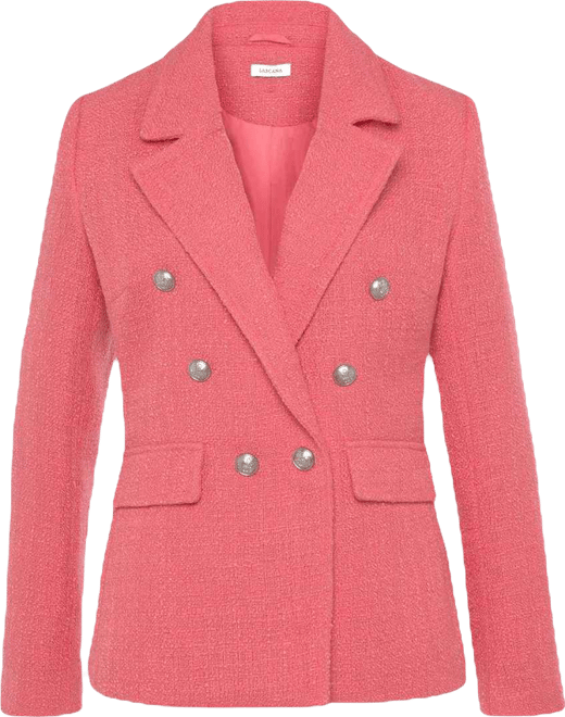 Women's Double Breasted Boucle Blazer