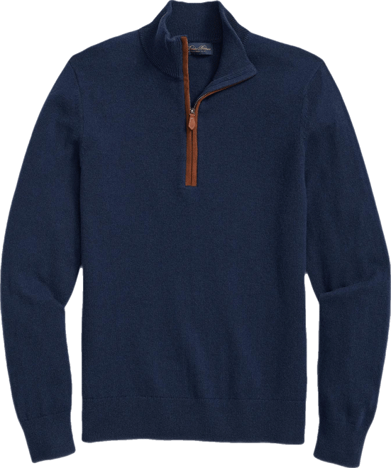 maatee&sons half zip military sweater 3 Mens Aran Half Zip Neck