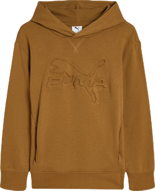 PUMA Essentials Embossed Big Kids' Cotton Fleece Hoodie