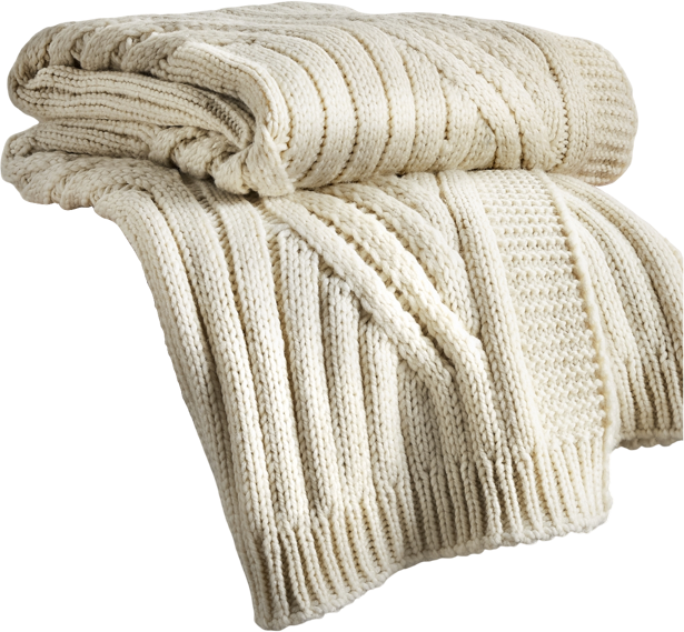 Sweater-Knit Throw, 50" x 60", Macy's Exclusive