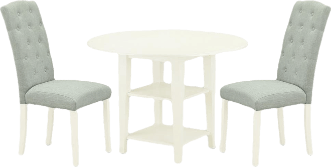 Dining Room Set Linen White