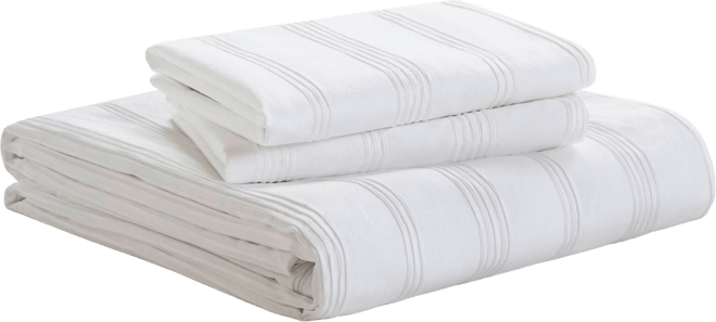 Logan Woven Striped 3-Pc. Duvet Cover Set, California King