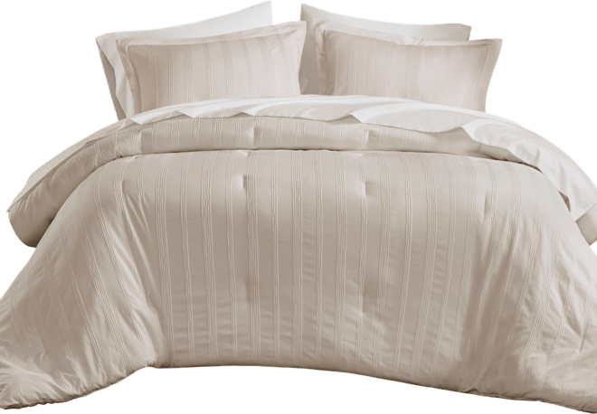 Logan Woven Striped 7-Pc. Comforter Set, King