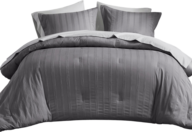 Logan Woven Striped 7-Pc. Comforter Set, King