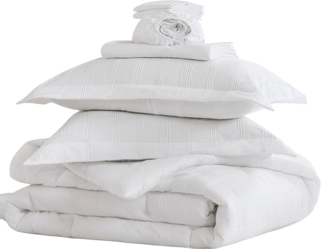 Logan Woven Striped 7-Pc. Comforter Set, Full