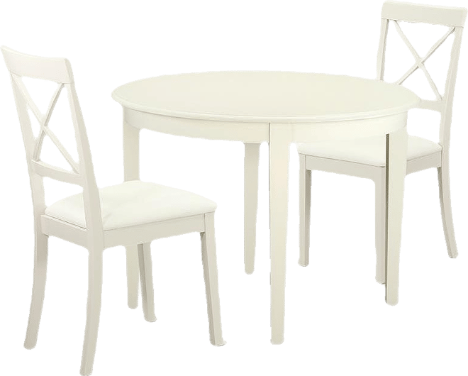 Dining Room Set Linen White