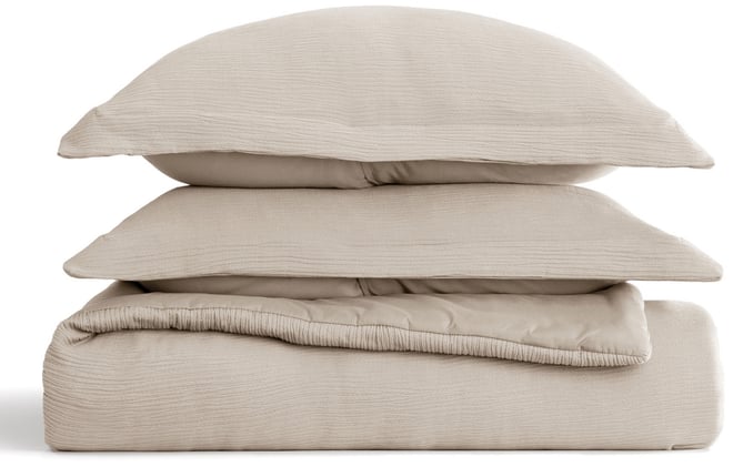 Cloud Weave Gauze 3-Pc. Comforter Set, King/ California King